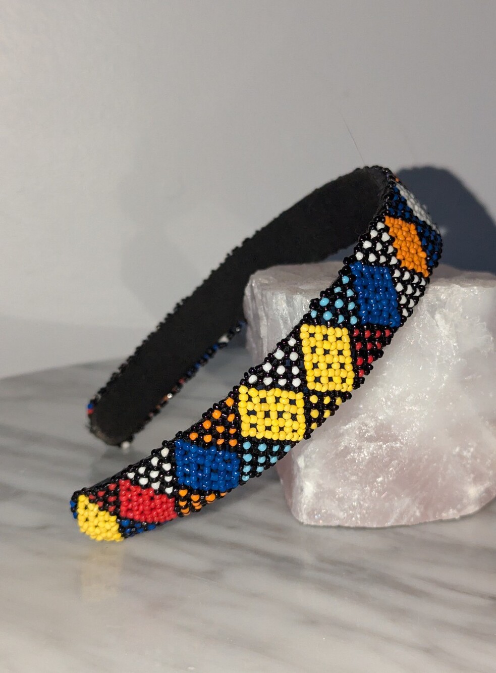 Beaded Headband from South Africa - Multicolor